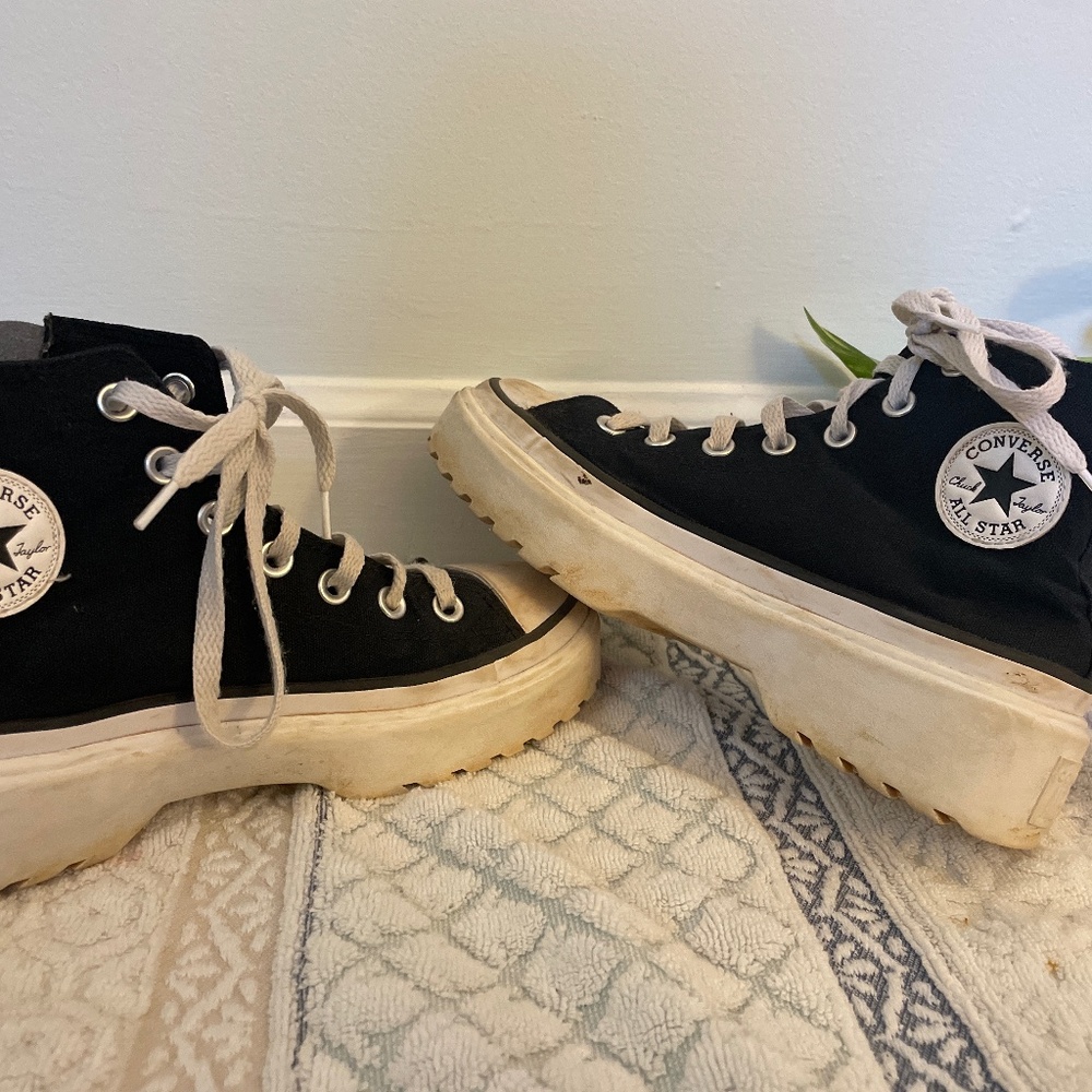 High top black converse